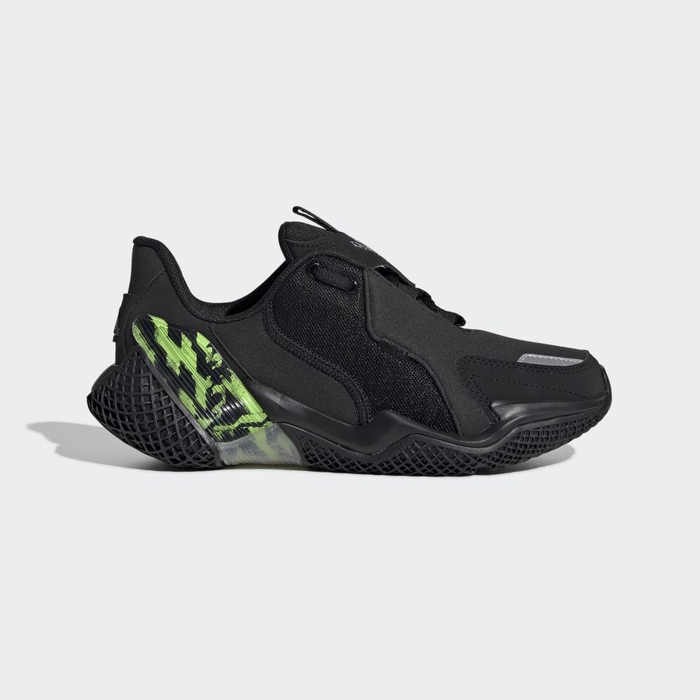 Adidasi Alergare Adidas 4UTURE Fete Romania - Negrii/Metal/Verzi EG1777
